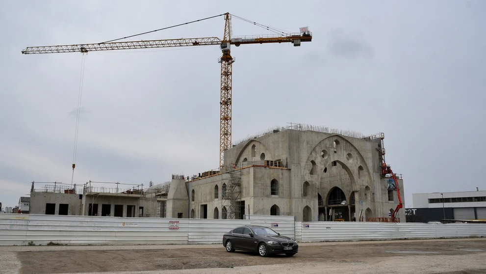 Stavba Mešity Eyyûb Sultan.