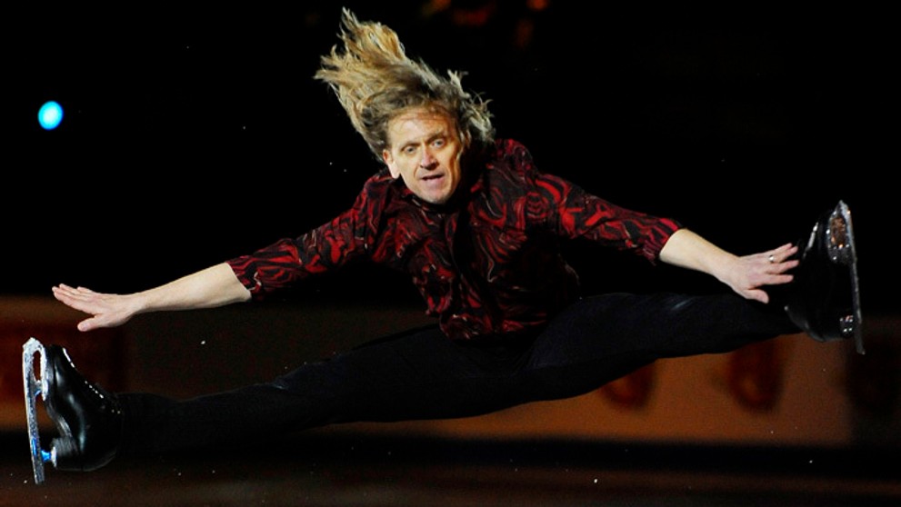 Legendárny dvojnásobný majster Európy Jozef Sabovčík počas exhibície po skončení ME v Bratislave..