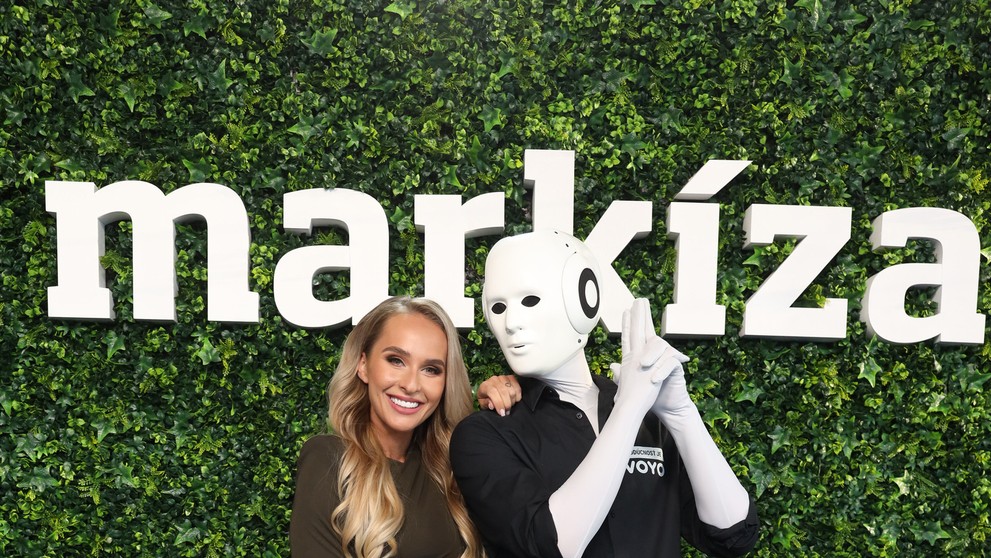 Lucia Mokráňová na media párty TV Markíza