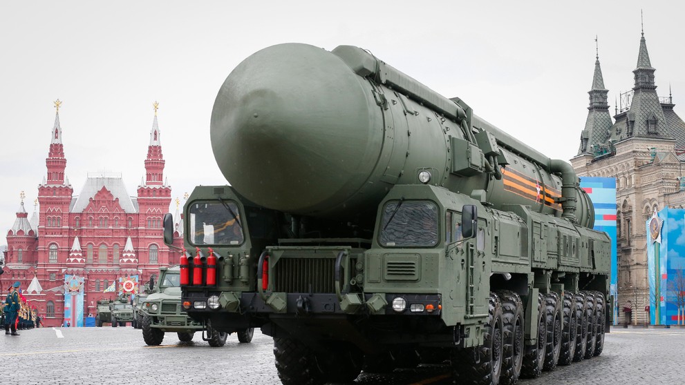 Vojenská prehliadka v Moskve.