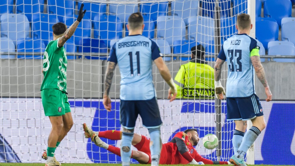 Slovan Bratislava - Olimpija Ľubľana.