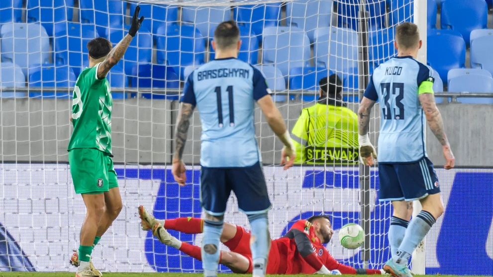Slovan Bratislava - Olimpija Ľubľana.