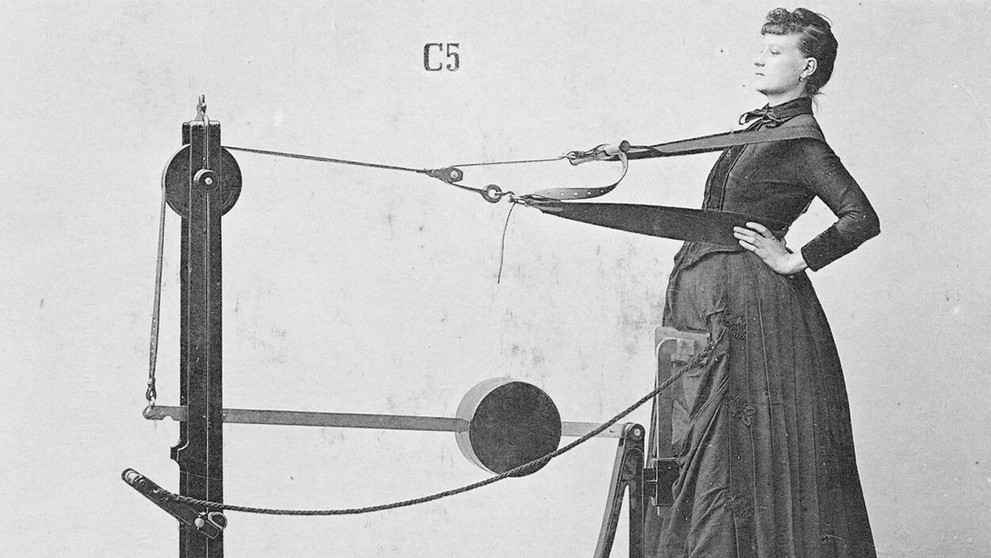 Posilňovňa z roku 1892.