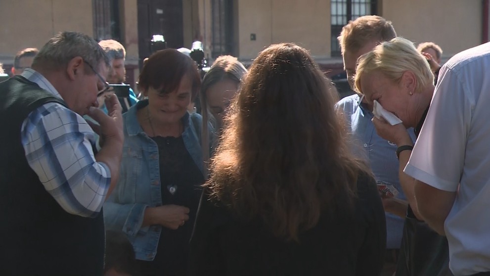 Rodičia Jána Kuciaka po vynesení rozsudku.