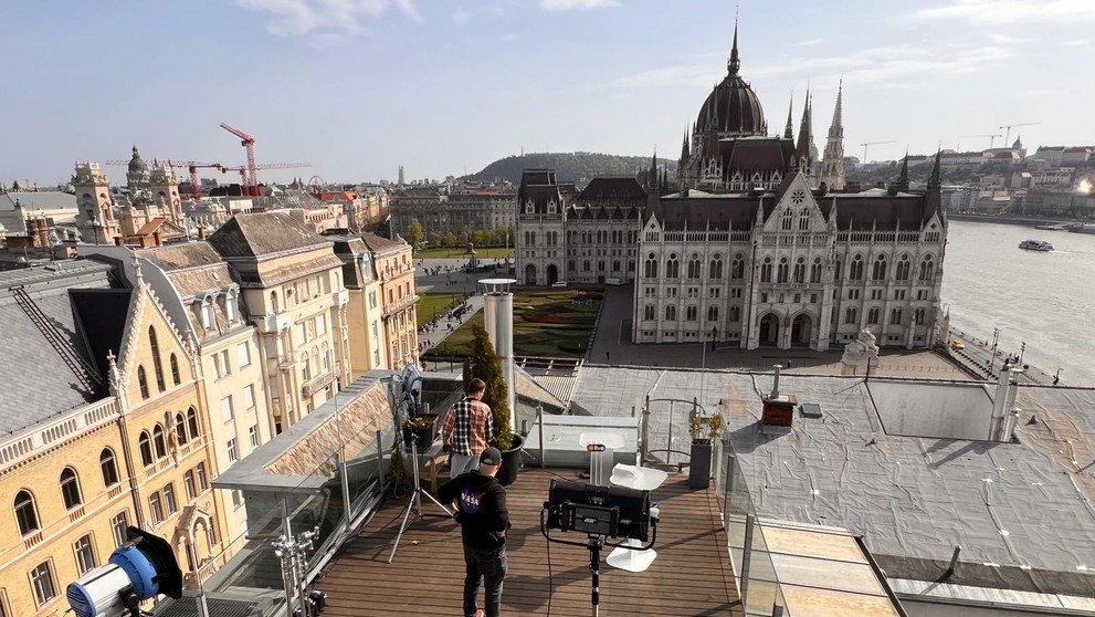 TN live štúdio v Budapešti