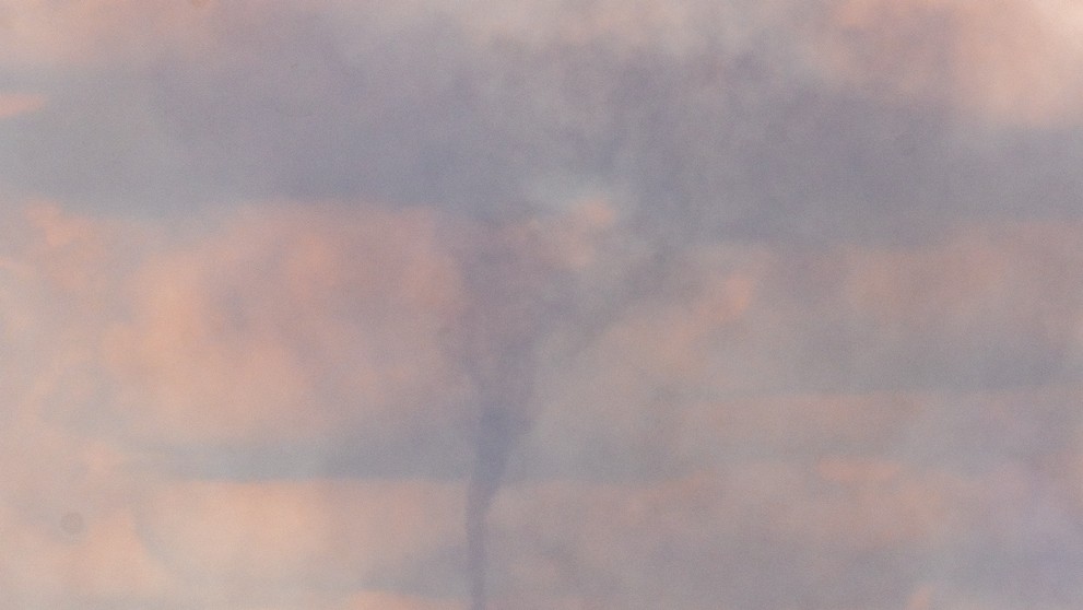 Prachový diabol pri obci Pata.