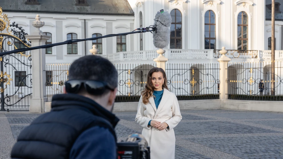 Zuzana Čimová (zákulisie nakrúcania televíznej upútavky)