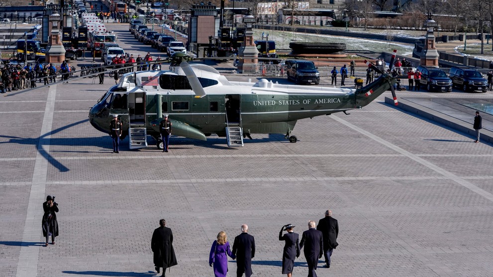 Bidenovci po Trumpovej prísahe odcestovali zo základne Andrews do Kalifornie
