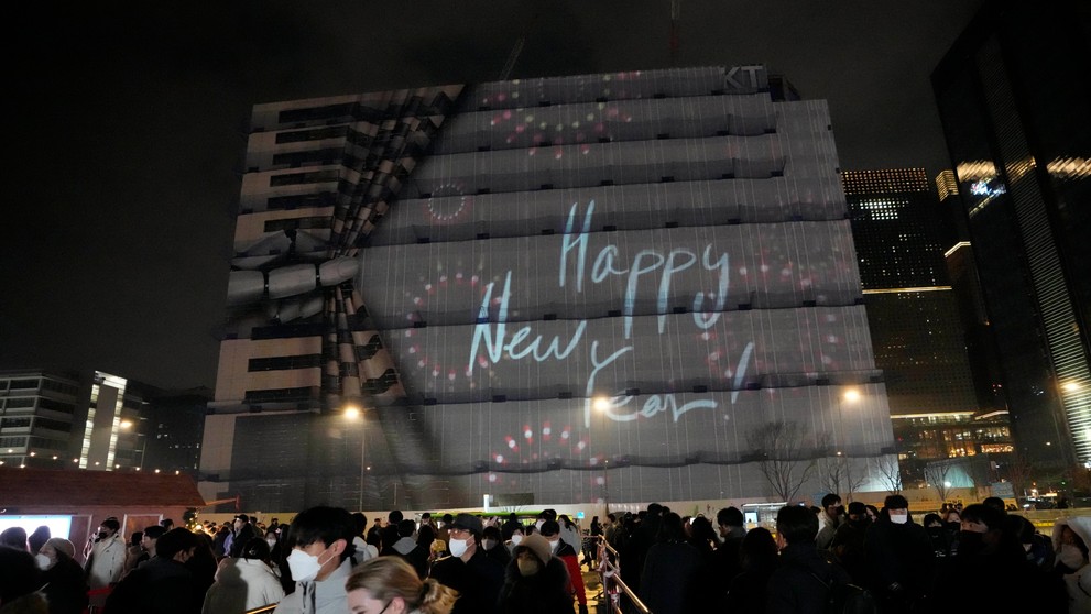 Oslavy Nového roka v Južnej Kórei.