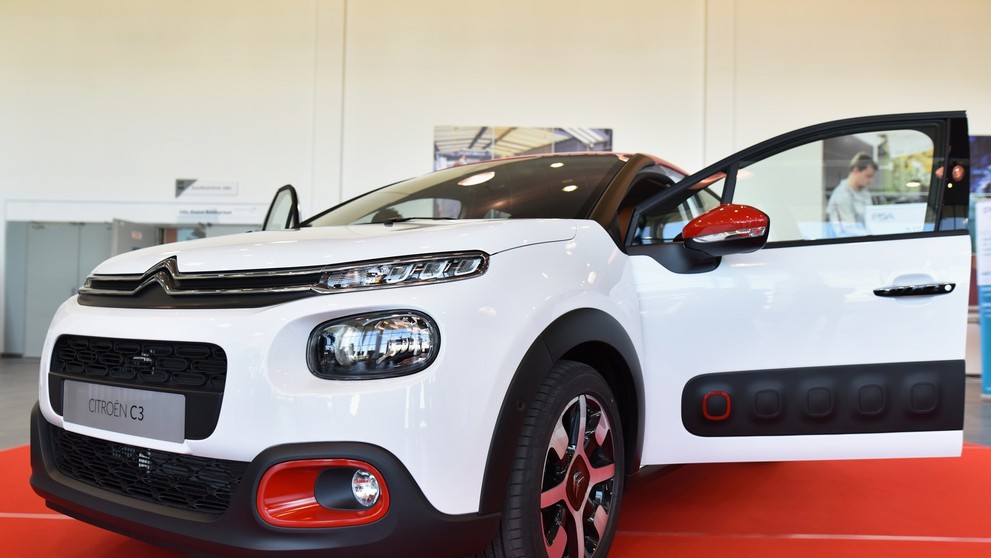 Na snímke nový model automobilu Citroën C3