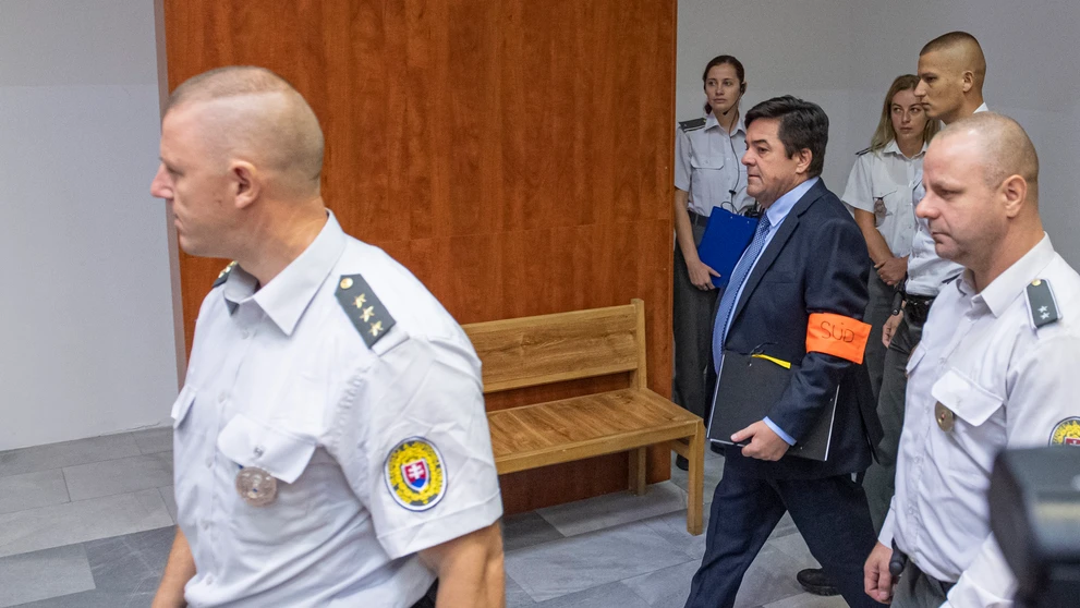 Marian Kočner na hlavnom pojednávaní v kauze falšovania zmeniek.