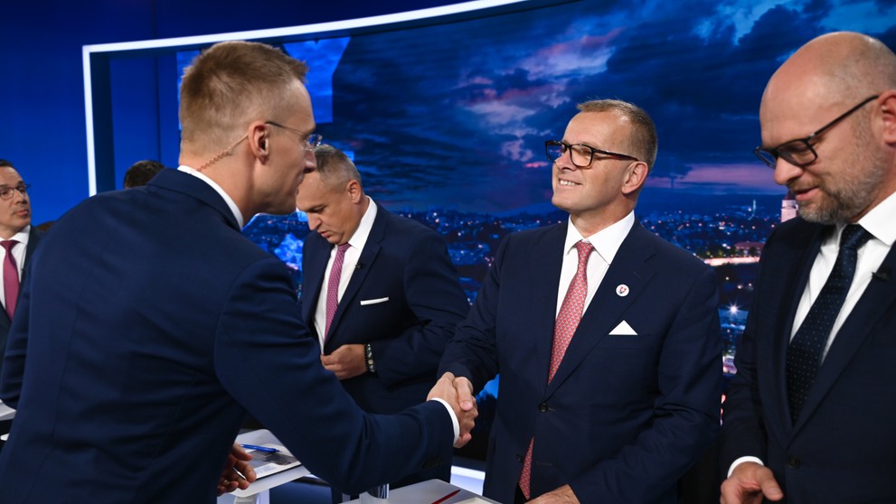 Účastníci predvolebnej diskusie - 25. 9. 2023