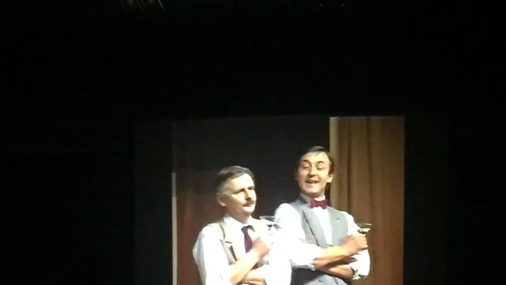 Juraj Slezáček a Michal Dočolomanský - umelci, ktorí sa stretávali nielen na javisku, ale aj vo filme.