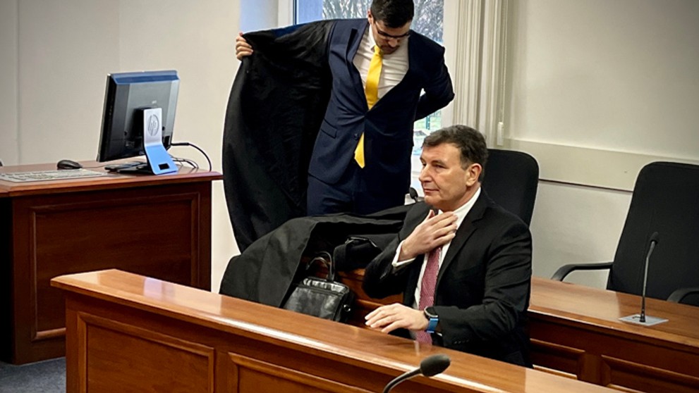 František Imrecze na súde.