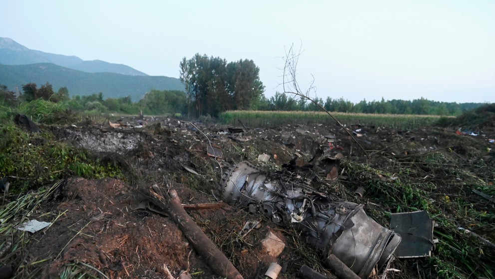 Havária lietadla v Grécku