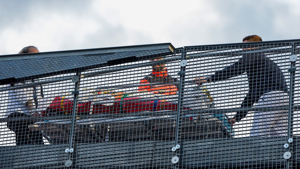 Prevoz zranených baníkov z Novák do Bratislavy.