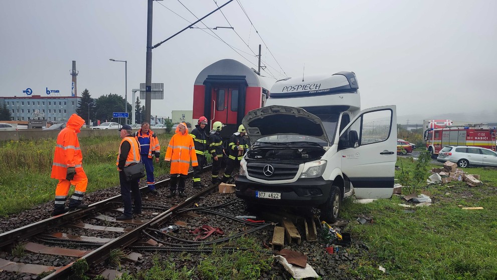 Snímky z miesta nehody