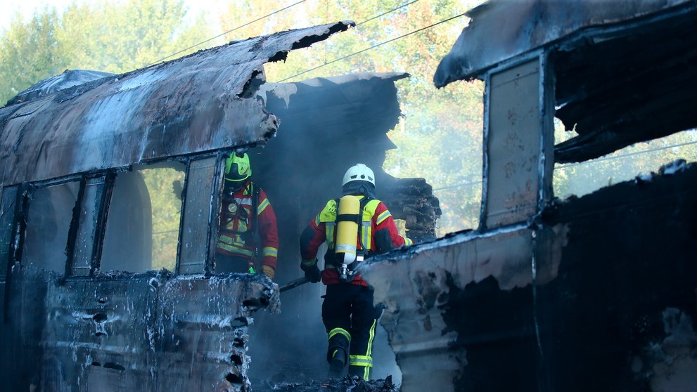 Horiaci vlak v Nemecku