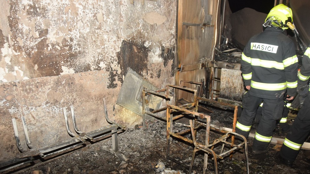 Univerzitná nemocnica v Košiciach po požiari.