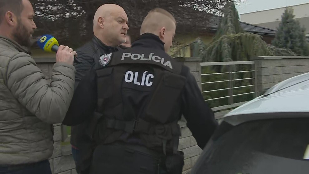 Zadržaný bývalý policajný funkcionár Bystrík Stanko.