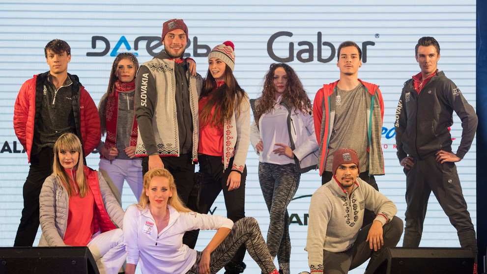 Prezentácia oficiálneho oblečenia slovenskej výpravy na ZOH 2018 v Pjongčangu. 