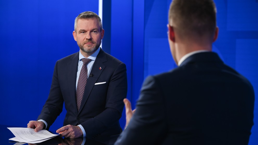 Peter Pellegrini v relácii Na telo plus.
