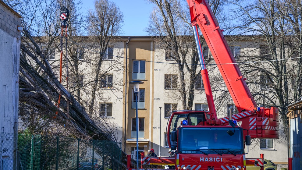 Silný vietor v hlavnom  meste