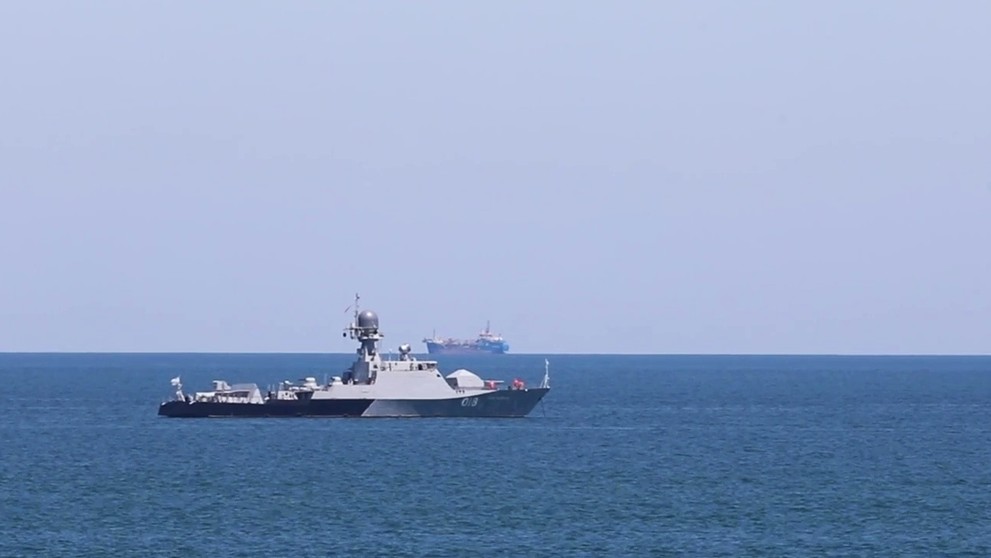 Ruské námorné manévre.