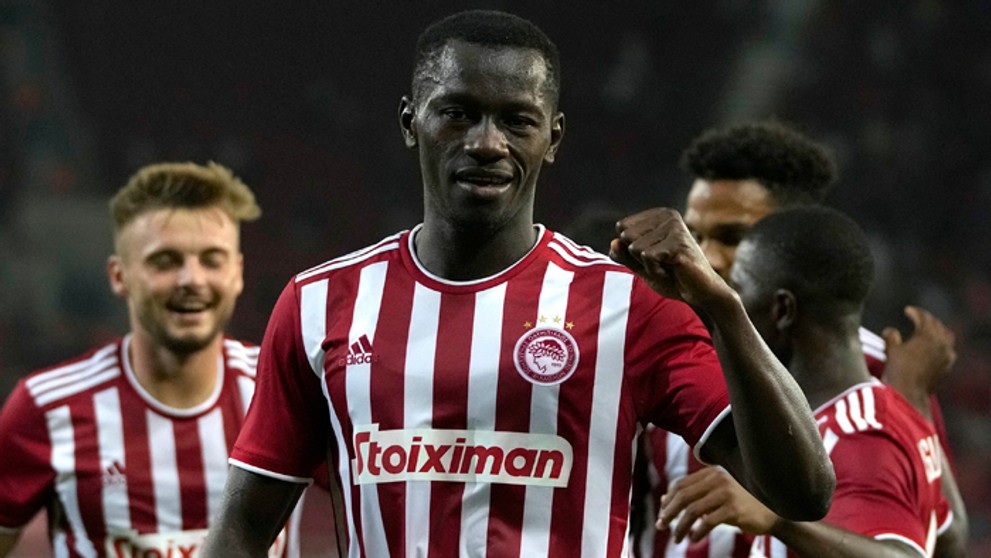 Mohamed Camara sa teší po strelení gólu do siete ŠK Slovan.