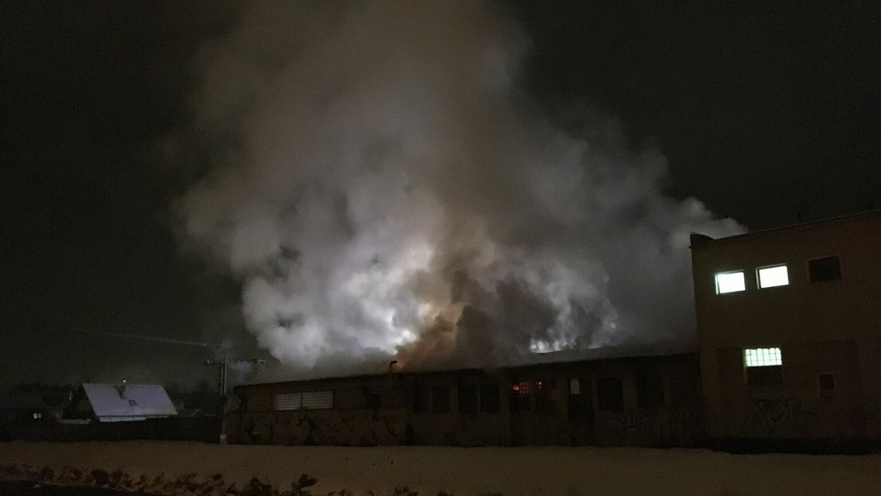 Požiar školy v Ružomberku