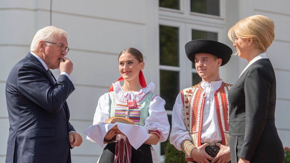 Prezidentka privítala nemeckého prezidenta.