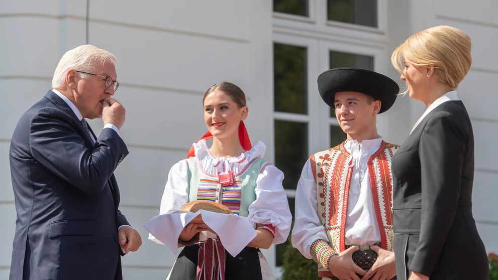 Prezidentka privítala nemeckého prezidenta.