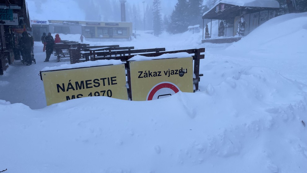 Sneh na Štrbskom Plese