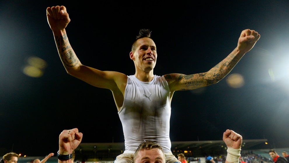 Marek Hamšík - muž, ktorý spečatil sedemnástym reprególom postup na EURO 2016.