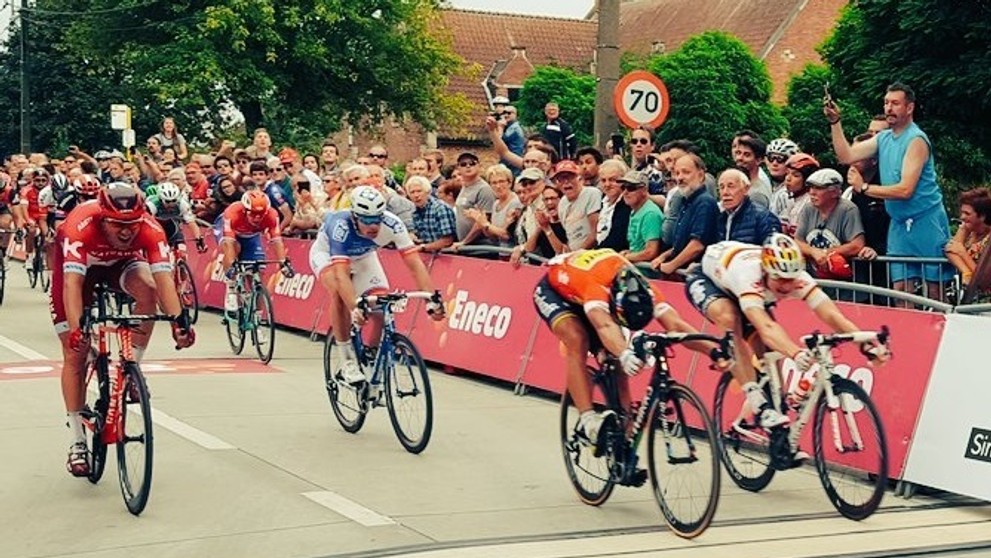 Peter Sagan vyhral 4. etapu Eneco Tour 2016.