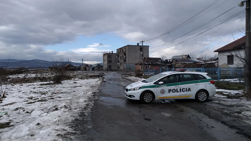 Muža zavalilo klbko hadov.