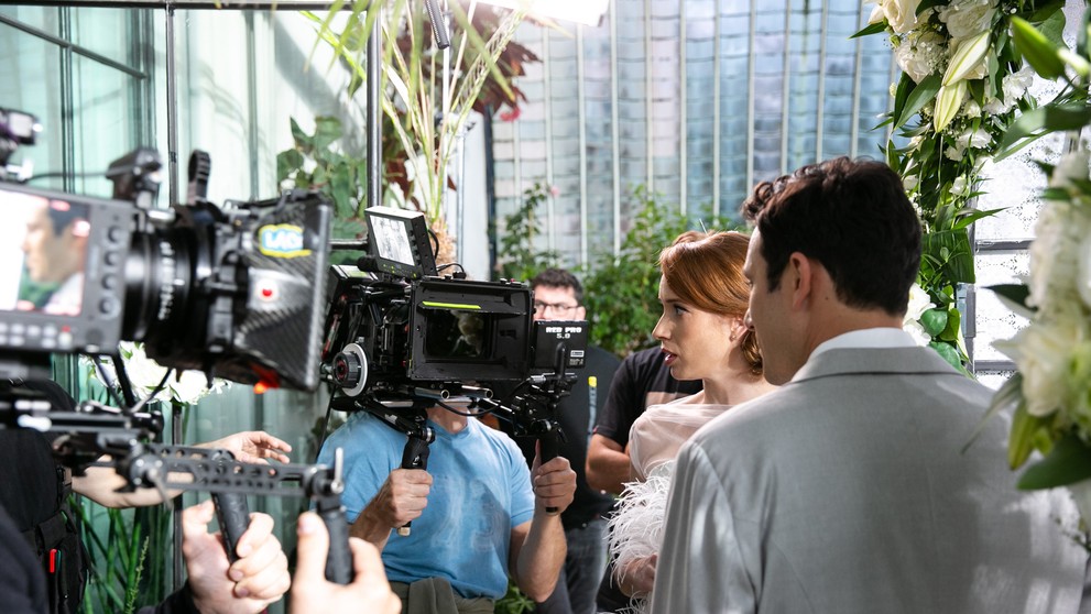 Nakrúcanie seriálovej svadby