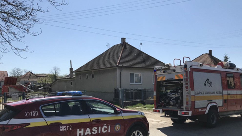 Dom vo Vrábľoch, kde sa stal pracovný úraz.