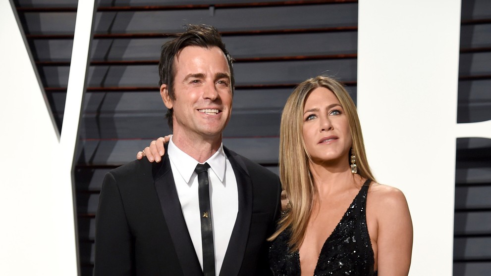 Justin Theroux s manželkou Jennifer Aniston.