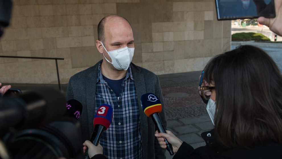 Podpredseda parlamentu Gábor Grendel (OĽANO).