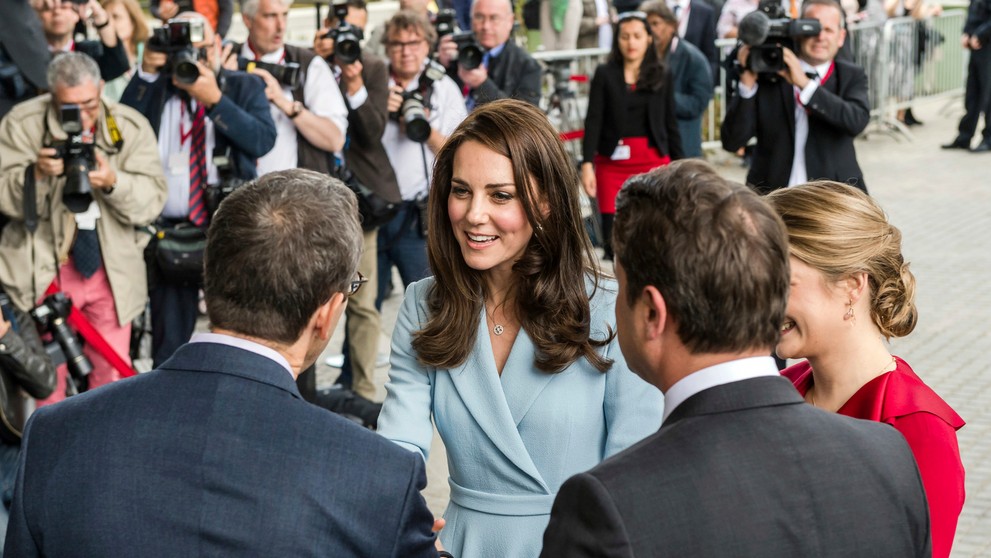 Kate Middleton na návšteve Luxemburska. 