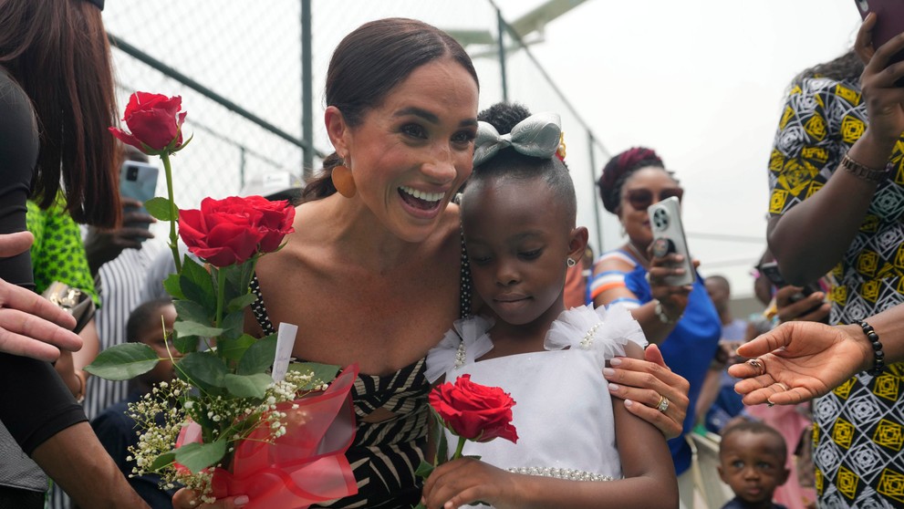 Meghan Markle na turné v Nigérii