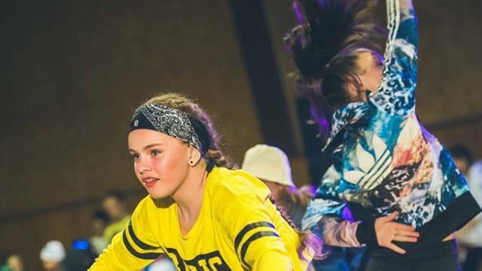 Veronika na súťaži.