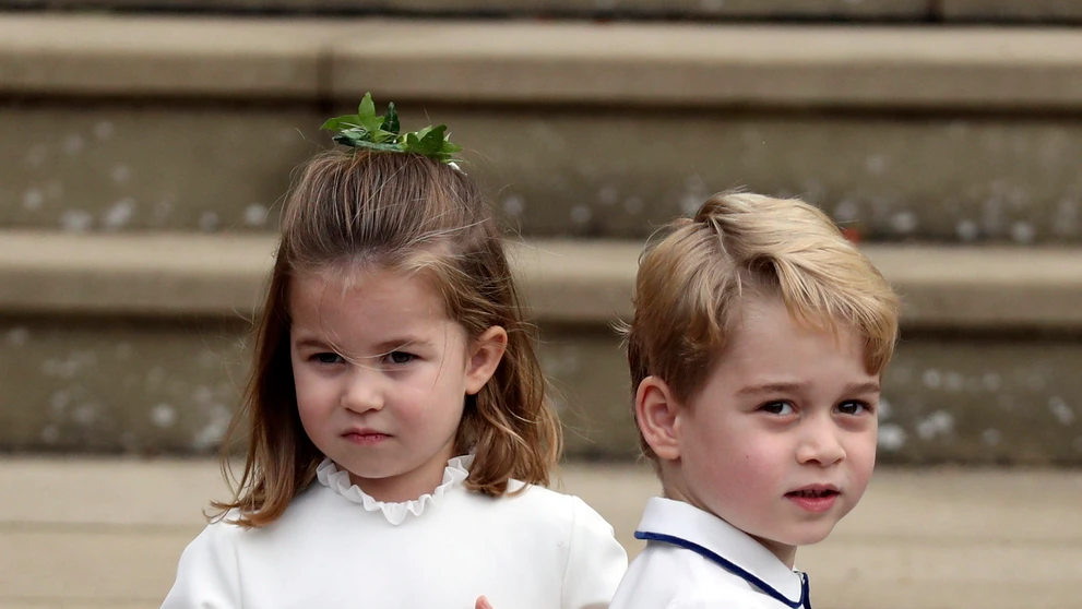 Princ George a princezná Charlotte. 