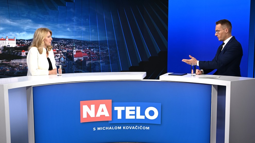 Prezidentka Zuzana Čaputová v relácii Na telo.