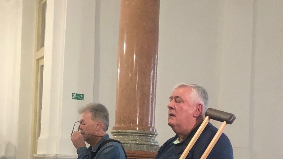 Ján Slota na súde.