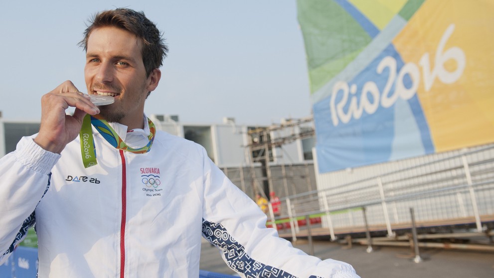 Strieborný medailista Matej Beňuš