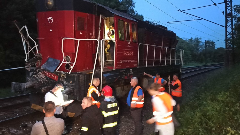 Zrážka vlakov pri Vrútkach.