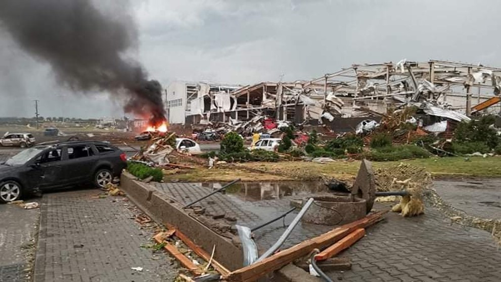 Pohroma po tornáde v okrese Hodonín