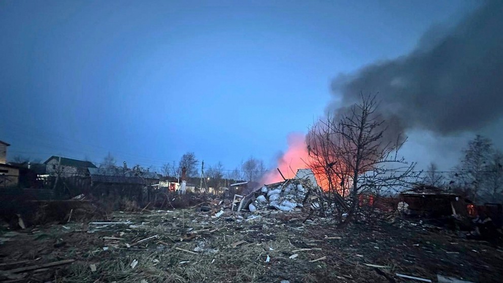 Dronový útok na Moskvu.